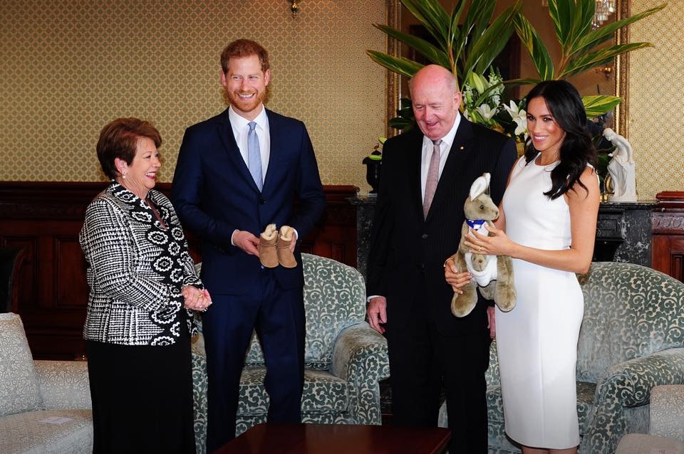 The Duke and Duchess of Sussex at Admiralty House, Sydney, 16 October 2018
