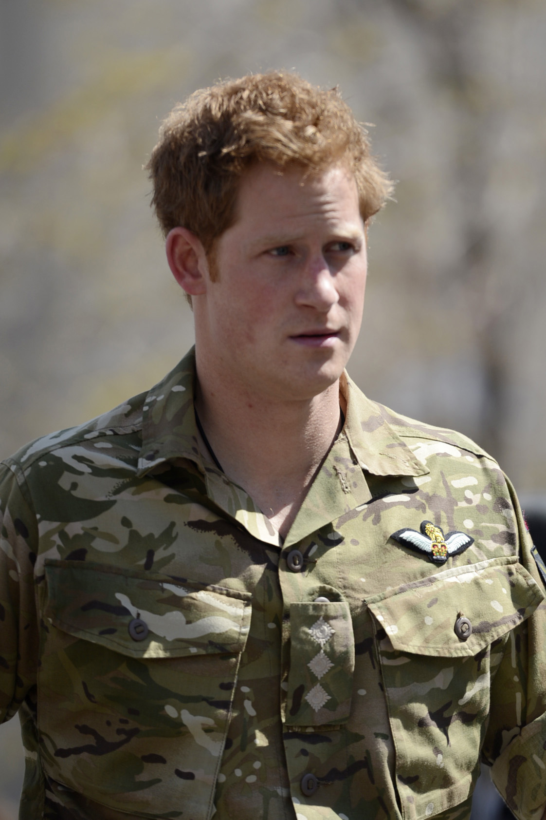 Prince Harry at the 2013 Warrior Games opening ceremony
