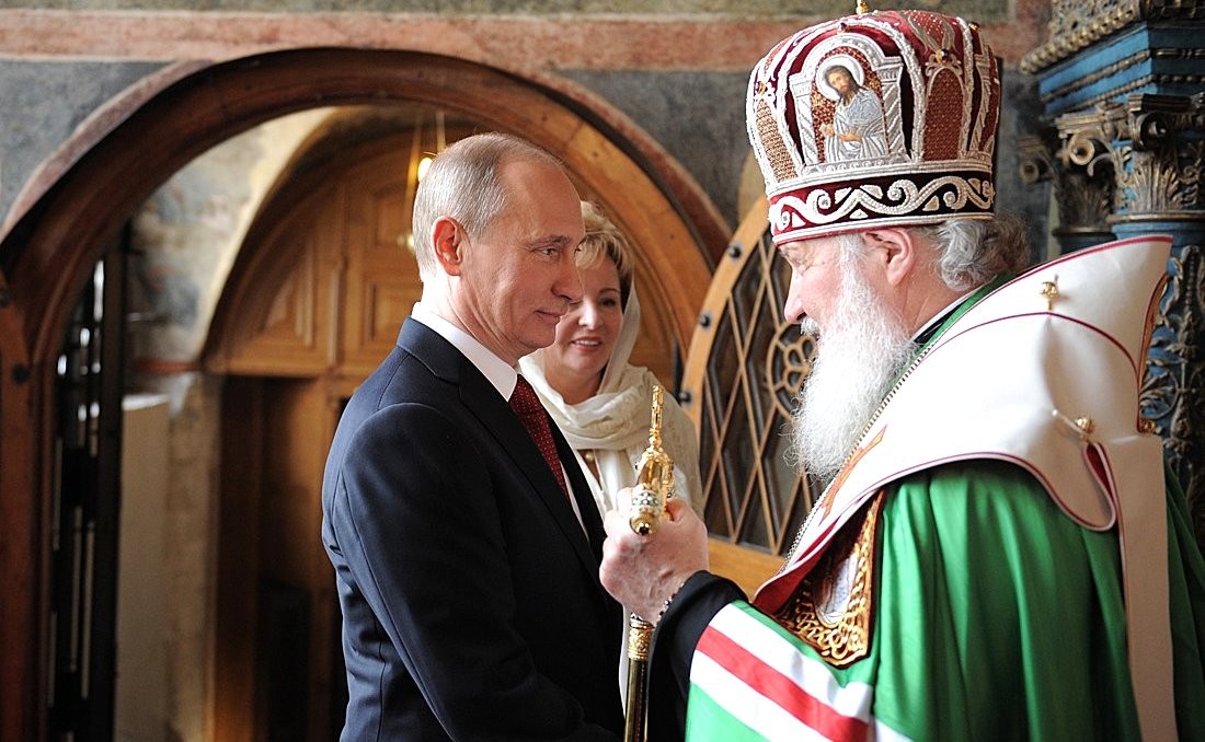 Photograph of Vladimir Putin at the inauguration ceremony, Moscow, 7 May 2012