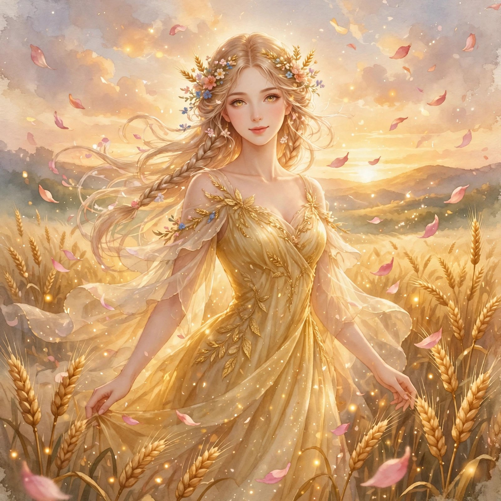 Dulcinea del Toboso portrait card, the lady of the knight's thoughts.