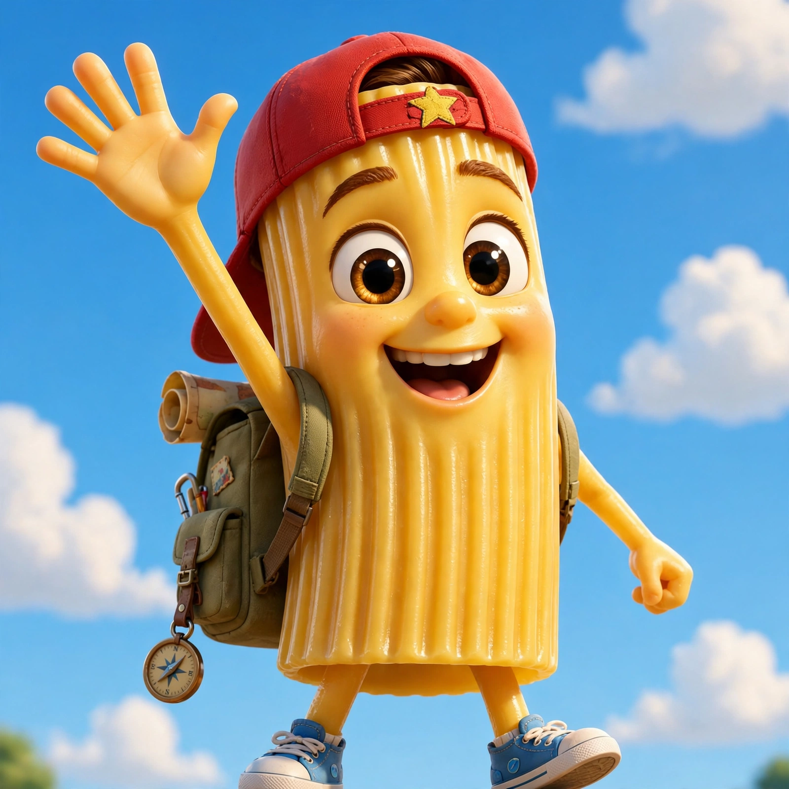 AI-generated dramatization: portrait of Ricky Macaroni