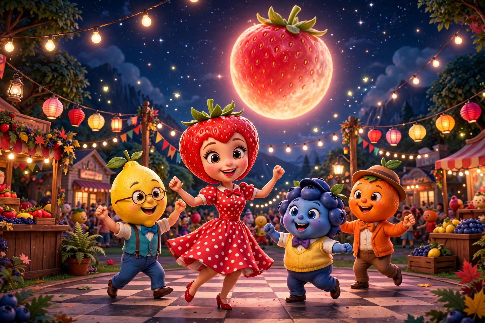 A Fruitopia festival in full swing