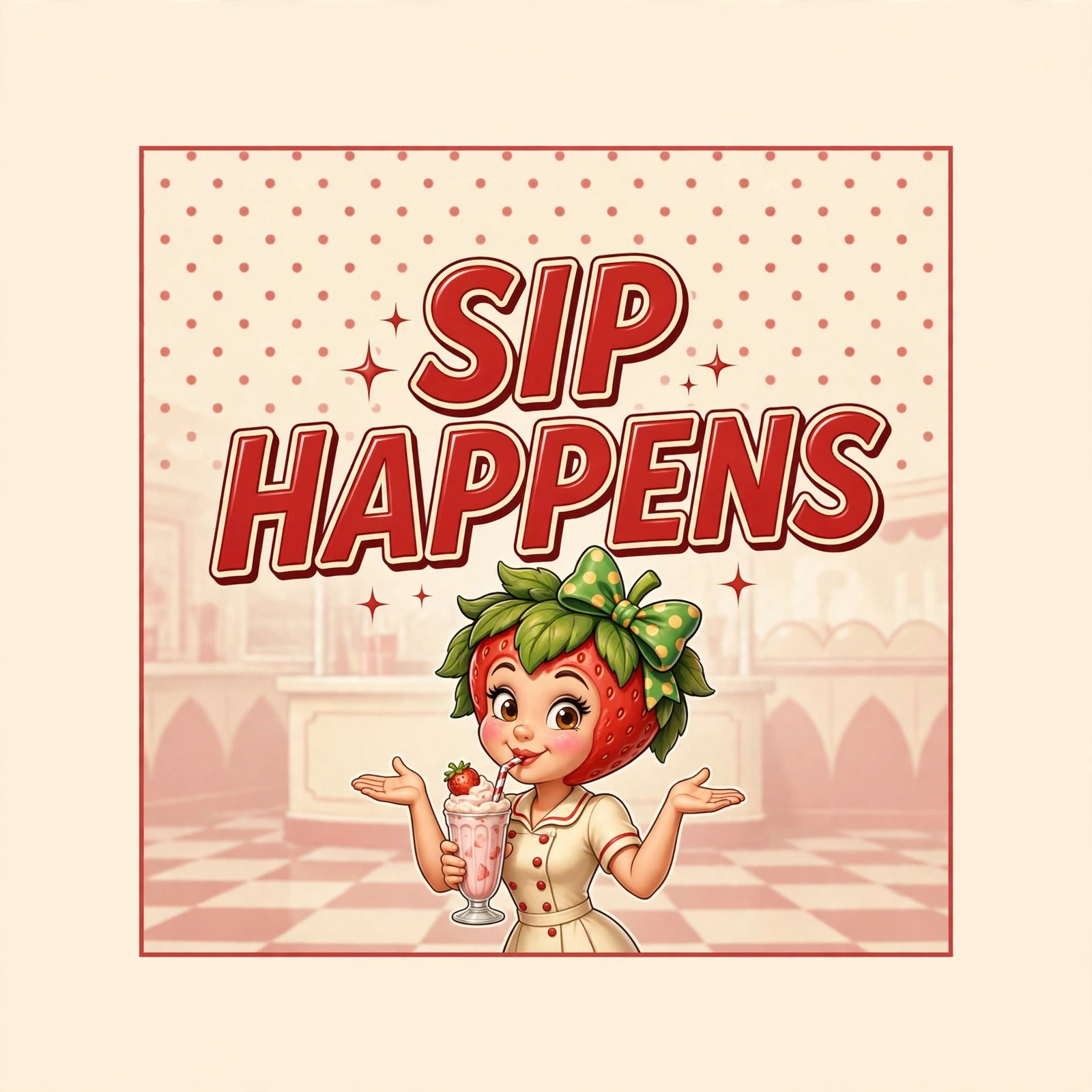 SIP HAPPENS quote card
