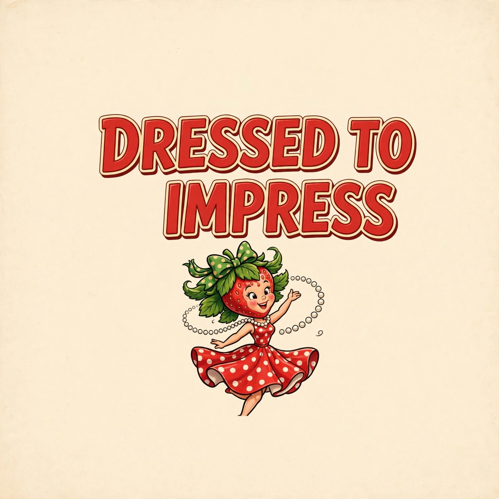 DRESSED TO IMPRESS quote card