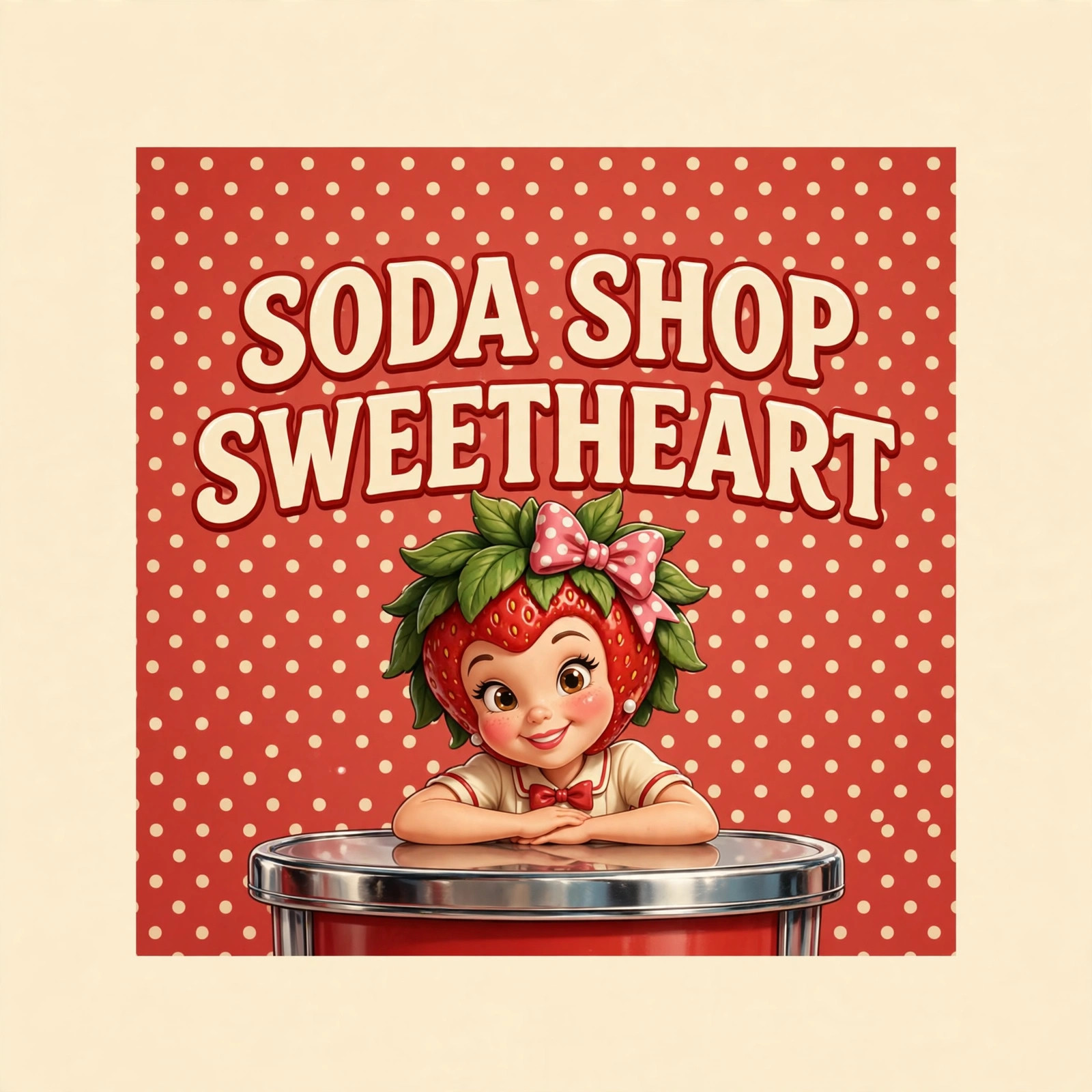 SODA SHOP SWEETHEART quote card