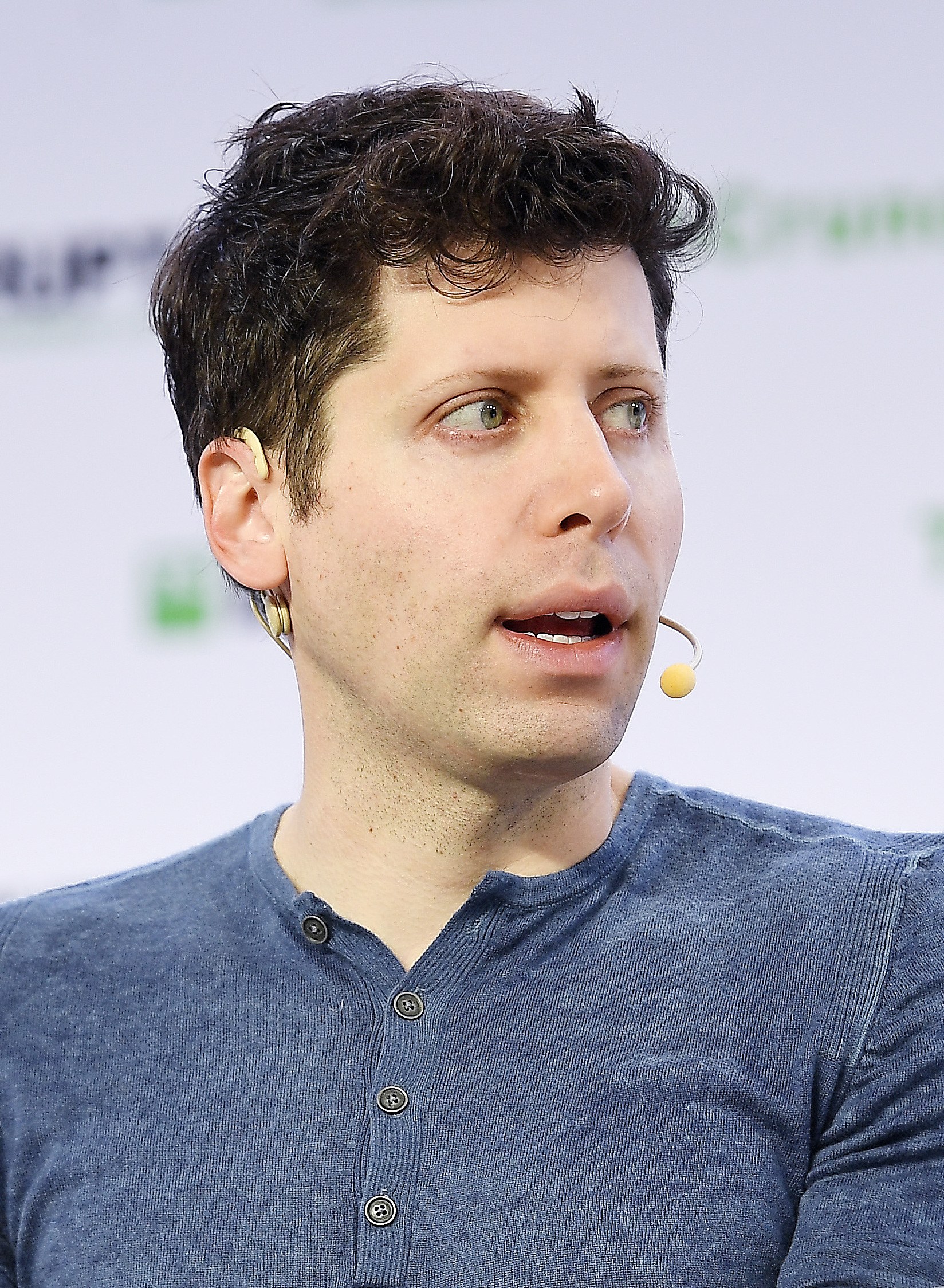 Sam Altman at TechCrunch Disrupt San Francisco, 2019