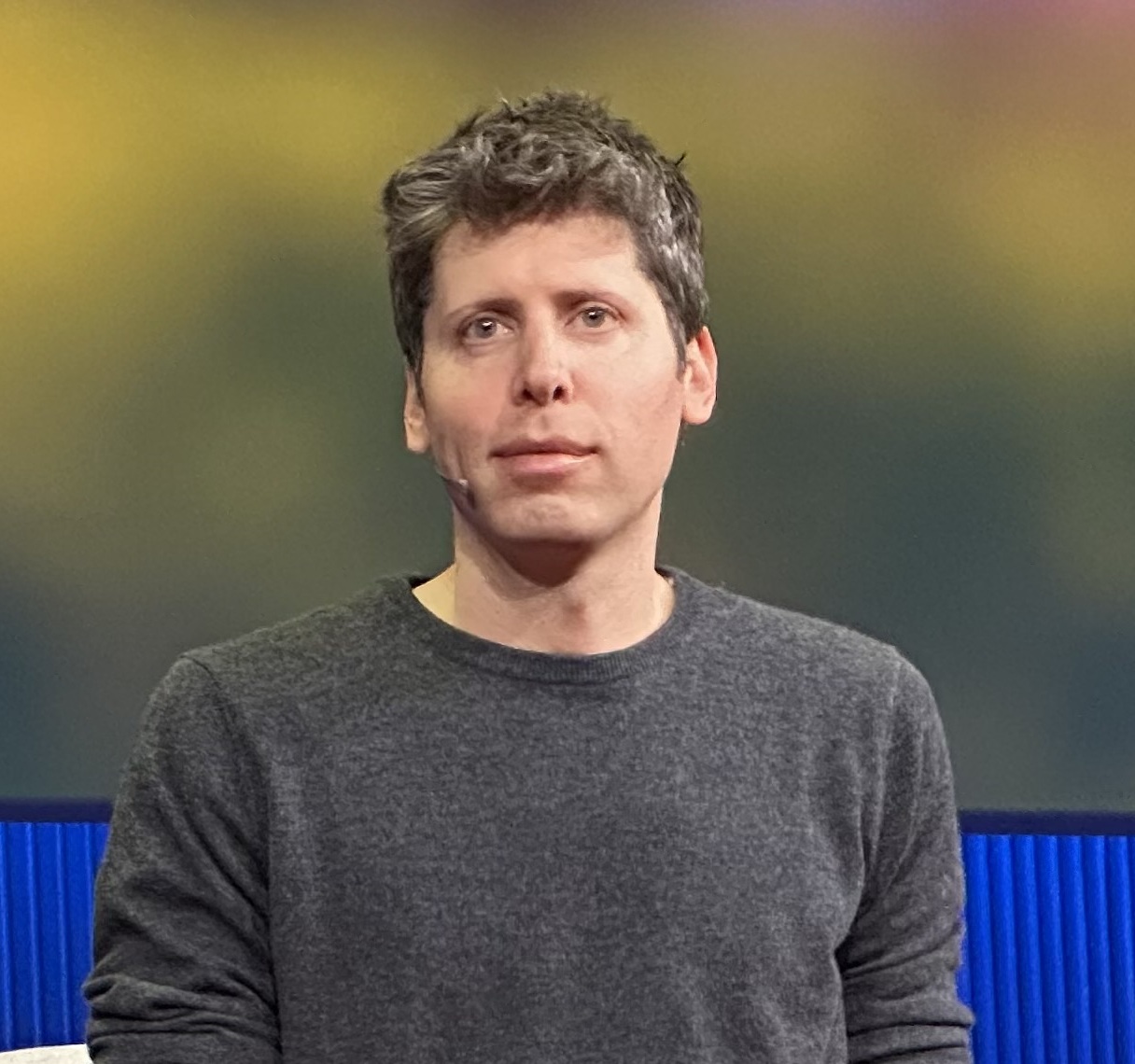 Sam Altman speaking at TED